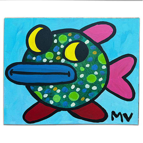 Valdes 20x16x1.5 Bubble Fish WP4087